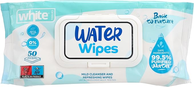 White Water Wipes 50