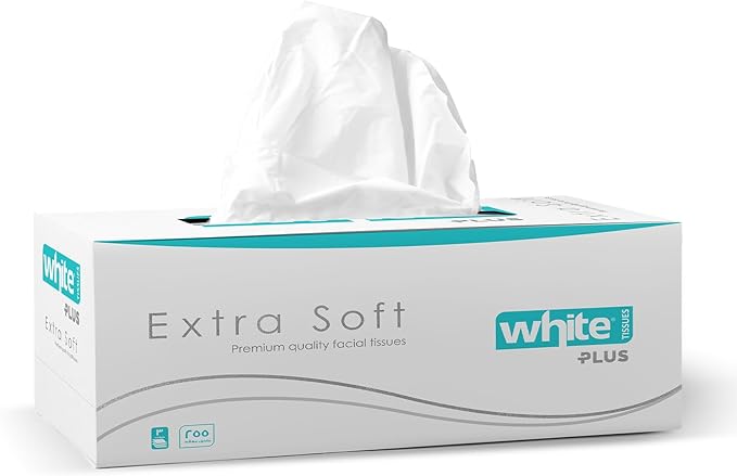 White Extra Soft Facial Tissues - 255 Tissues; 3Ply