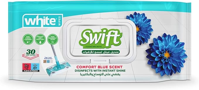 White Wet Wipes Swift 30 Pulls
